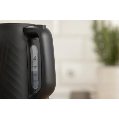 Електрочайник Gorenje 1.7л, Strix контроль, чорний матовий (K17SPB)