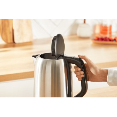 Електрочайник Tefal Subito 1.7л, нерж. сталь, чорний (KO5S0DE0)