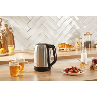 Електрочайник Tefal Subito 1.7л, нерж. сталь, чорний (KO5S0DE0)