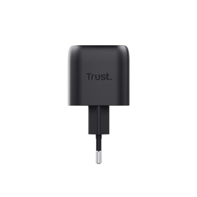 Зарядний пристрій мережевий Trust Maxo 30Вт, GaN, USB-C, PD/PPS, чорний (25519_TRUST)