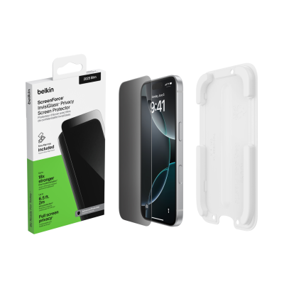Захисне скло Belkin для iPhone Air, Privacy Screen Protector (1 Pack) (OVA212HQ)