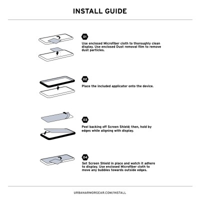 Захисне скло UAG для iPhone 17 Pro Max, Clear (14438211VNA)