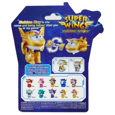 Ігрова фігурка-трансформер Super Wings Transform-a-Bots Золотий Хлопчик (Golden Boy) (EU780031)
