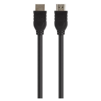 Кабель HDMI (M/M) Belkin 1.5м, High Speed Ethernet, Nickel plated, чорний (F3Y017BT1.5MBLK)