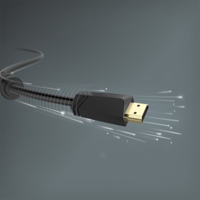 Кабель HDMI (M/M) Hama 10м, 4K, чорний (00205009)