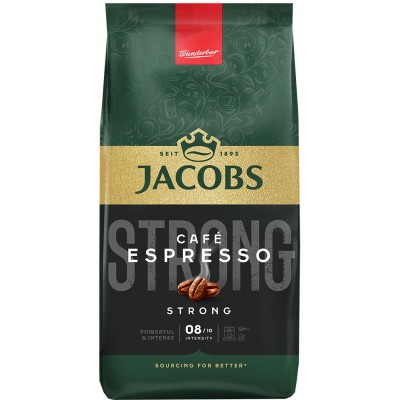 Кава Jacobs  зерна Espresso, 1000гр, купаж арабіка/робуста (8711000539187)