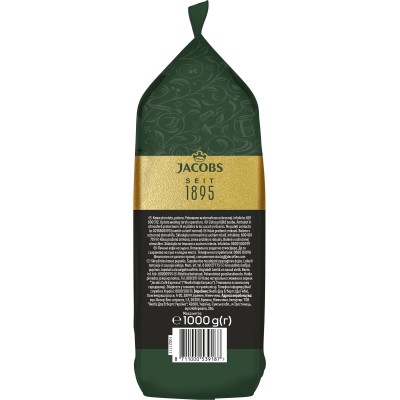 Кава Jacobs  зерна Espresso, 1000гр, купаж арабіка/робуста (8711000539187)