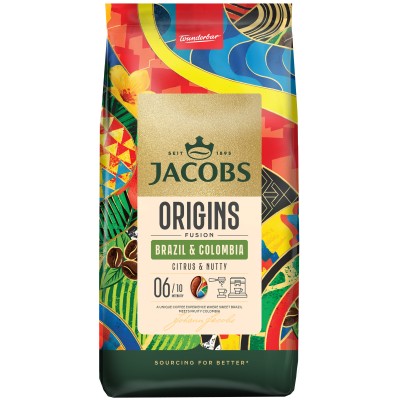 Кава Jacobs  зерна South America Blend, 1000гр, 100% арабіка (8711000576885)