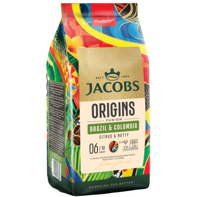 Кава Jacobs  зерна South America Blend, 1000гр, 100% арабіка (8711000576885)