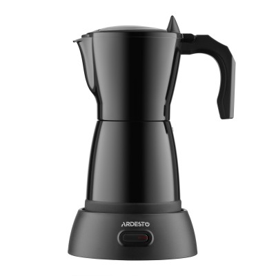 Кавоварка Ardesto електрична гейзерна 0.3л, мелена, чорний (CMM-X300B)