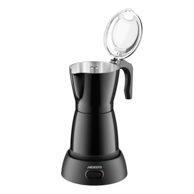 Кавоварка Ardesto електрична гейзерна 0.3л, мелена, чорний (CMM-X300B)