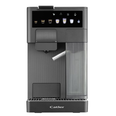 Кавоварка Catler капсульна Renzo 1.6л, капсули, мелена кава, сенсорне керування, автоматичний капучинатор, сірий (ES750GRENZO)