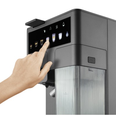 Кавоварка Catler капсульна Renzo 1.6л, капсули, мелена кава, сенсорне керування, автоматичний капучинатор, сірий (ES750GRENZO)