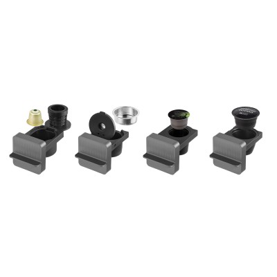 Кавоварка Catler капсульна Renzo 1.6л, капсули, мелена кава, сенсорне керування, автоматичний капучинатор, сірий (ES750GRENZO)