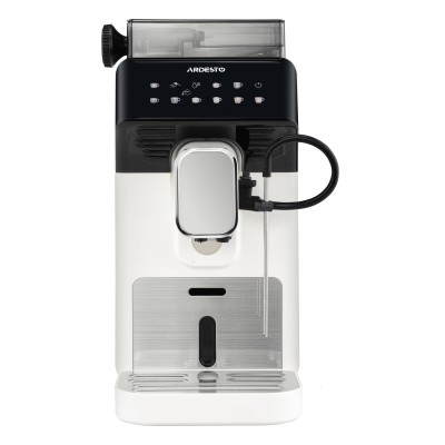 Кавомашина Ardesto, 2л, зерно, автомат.капуч, дисплей, авторецептів -9, біло-чорний (FCM-FA900W)