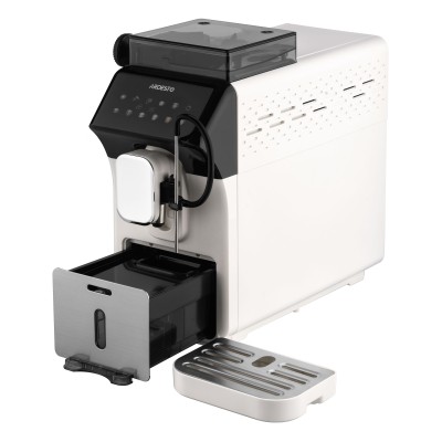 Кавомашина Ardesto, 2л, зерно, автомат.капуч, дисплей, авторецептів -9, біло-чорний (FCM-FA900W)