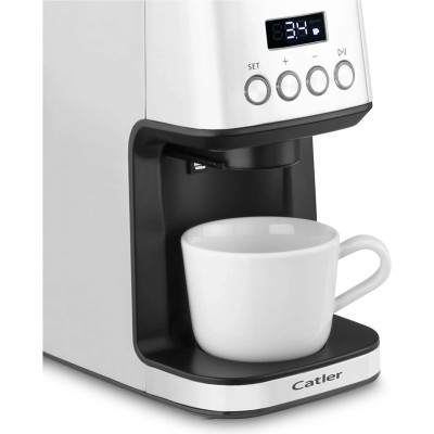 Кавомолка Catler жорнова, 180Вт, об'єм зерен-250г, 31 ступ.помолу, метал, сріблястий (CG510)