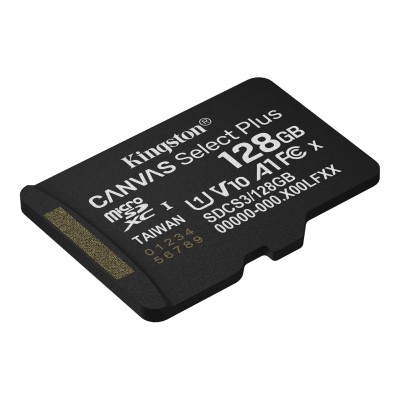 Карта пам'яті Kingston microSD 128GB C10 UHS-I A1 V10 R150MB/s (SDCS3/128GBSP)