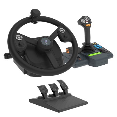 Кермо і педалі HORI FARMING CONTROL SYSTEM FOR FARMING SIMULATOR для ПК (810050912211)