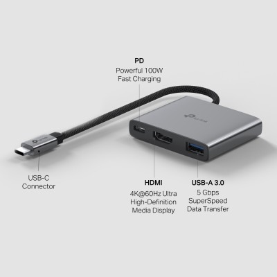 Концентратор USB-C 3PORT UH3020C TP-LINK