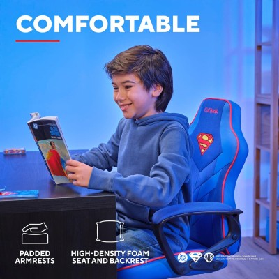 Крісло Trust GXT 703SM Revvo, ПУ шкіра, Foldable Armrests, синій (25741_TRUST)