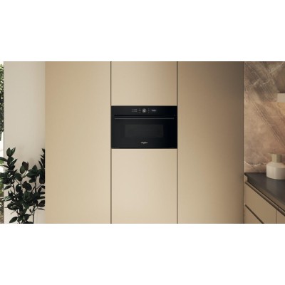 Мікрохвильова піч Whirlpool вбудована, 31л, електронне упр., 1000Вт, гриль, дисплей, чорний (WMD54MB)