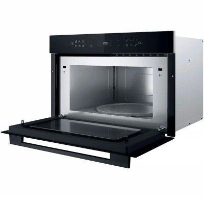 Мікрохвильова піч Whirlpool вбудована, 31л, електронне упр., 1000Вт, гриль, дисплей, чорний (WMD7O4TB)