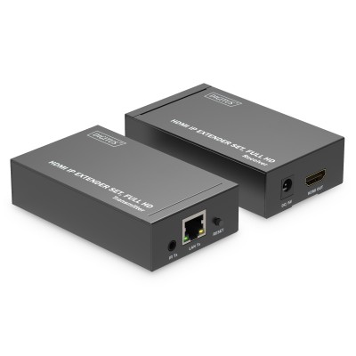 Набір IP-відеоподовжувачів DIGITUS HDMI, Full HD, 1080p, один до багатьох, 120 м (DS-55517)