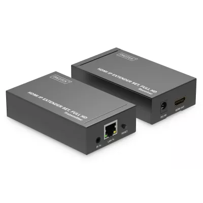Набір IP-відеоподовжувачів DIGITUS HDMI, Full HD, 1080p, один до багатьох, 120 м (DS-55517)