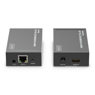Набір IP-відеоподовжувачів DIGITUS HDMI, Full HD, 1080p, один до багатьох, 120 м (DS-55517)