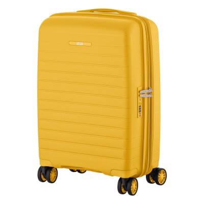 Набір валіз 2E, Aero, поліпропілен, (L+M+S),TSA, 4 колеса, EXP, бурштиново-жовтий (2E-SPP-AERO-SET3-AY)