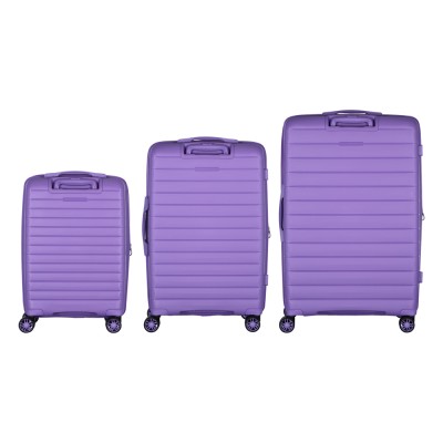 Набір валіз 2E, Aero, поліпропілен, (L+M+S),TSA, 4 колеса, EXP, лавандовий (2E-SPP-AERO-SET3-LV)