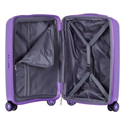 Набір валіз 2E, Aero, поліпропілен, (L+M+S),TSA, 4 колеса, EXP, лавандовий (2E-SPP-AERO-SET3-LV)
