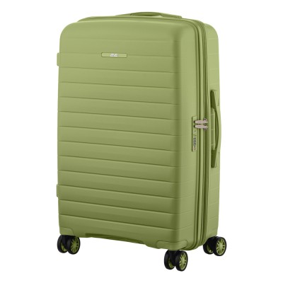 Набір валіз 2E, Aero, поліпропілен, (L+M+S),TSA, 4 колеса, EXP, оливково-зелений (2E-SPP-AERO-SET3-MG)