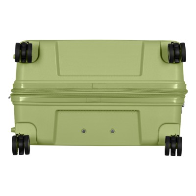 Набір валіз 2E, Aero, поліпропілен, (L+M+S),TSA, 4 колеса, EXP, оливково-зелений (2E-SPP-AERO-SET3-MG)