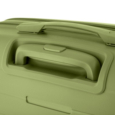 Набір валіз 2E, Aero, поліпропілен, (L+M+S),TSA, 4 колеса, EXP, оливково-зелений (2E-SPP-AERO-SET3-MG)