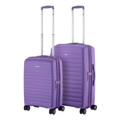 Набір валіз 2E, Aero, поліпропілен, (M+S),TSA, 4 колеса, EXP, лавандовий (2E-SPP-AERO-SET2-LV)