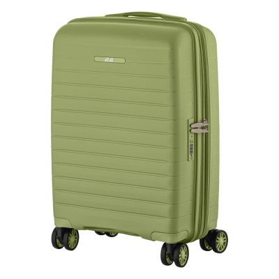 Набір валіз 2E, Aero, поліпропілен, (M+S),TSA, 4 колеса, EXP, оливково-зелений (2E-SPP-AERO-SET2-MG)