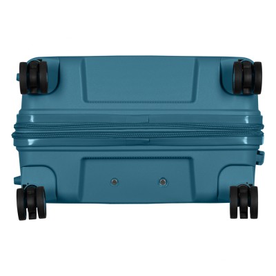 Набір валіз 2E, Aero, поліпропілен, (M+S),TSA, 4 колеса, EXP, синій (2E-SPP-AERO-SET2-TB)