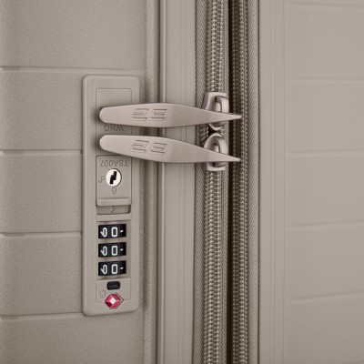 Набір валіз 2E, Aero, поліпропілен, (M+S),TSA, 4 колеса, EXP, сіро-коричневий (2E-SPP-AERO-SET2-TP)