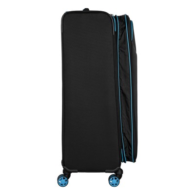 Набір валіз 2E, Trek, (L+M+S), TSA, 4 колеса, + 3 рюкзаки Cabin (2E-BPET-CABIN-BK), поліестр, чорний (2E-SPE-TREK-SET6-BK)