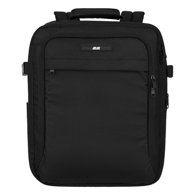 Набір валіз 2E, Trek, (L+M+S), TSA, 4 колеса, + 3 рюкзаки Cabin (2E-BPET-CABIN-BK), поліестр, чорний (2E-SPE-TREK-SET6-BK)