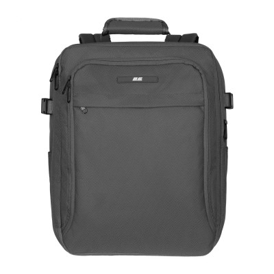 Набір валіз 2E, Trek, (L+M+S), TSA, 4 колеса, + 3 рюкзаки Cabin (2E-BPET-CABIN-GR), поліестр, сірий (2E-SPE-TREK-SET6-GR)