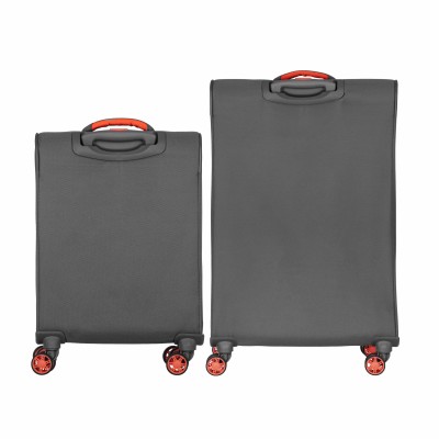 Набір валіз 2E, Trek, (M+S), TSA, 4 колеса, + 2 рюкзаки Cabin (2E-BPET-CABIN-GR), поліестр, сірий (2E-SPE-TREK-SET4-GR)