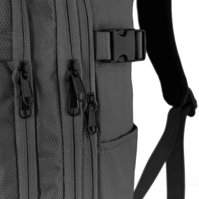 Набір валіз 2E, Trek, (M+S), TSA, 4 колеса, + 2 рюкзаки Cabin (2E-BPET-CABIN-GR), поліестр, сірий (2E-SPE-TREK-SET4-GR)