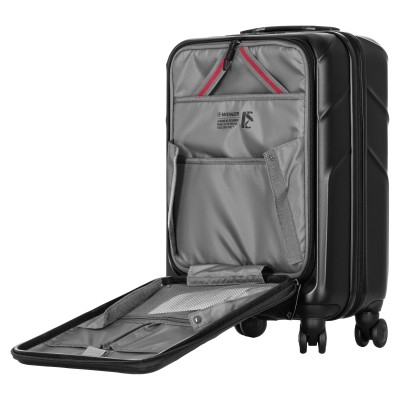 Набір валіз Wenger Amplix Hardside, полікарбонат, (S+M), TSA, 4 колеса, EXP, чорний (653332)