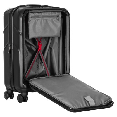 Набір валіз Wenger Amplix Hardside, полікарбонат, (S+M), TSA, 4 колеса, EXP, чорний (653332)