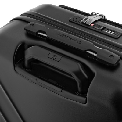 Набір валіз Wenger Amplix Hardside, полікарбонат, (S+M), TSA, 4 колеса, EXP, чорний (653332)