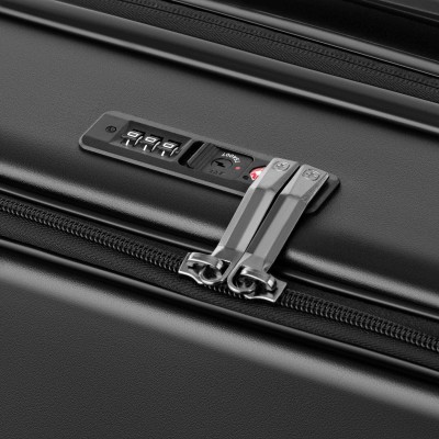 Набір валіз Wenger Amplix Hardside, полікарбонат, (S+M), TSA, 4 колеса, EXP, чорний (653332)