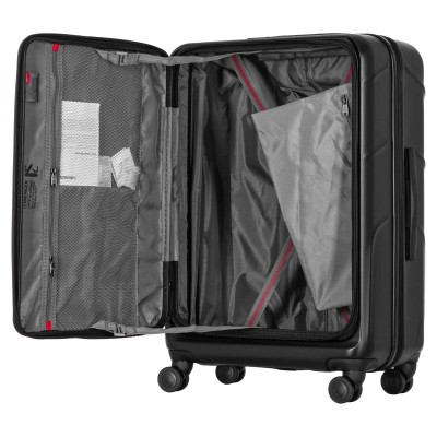 Набір валіз Wenger Amplix Hardside, полікарбонат, (S+M+L), TSA, 4 колеса, EXP, чорний (653335)